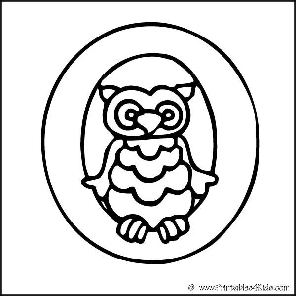 o coloring pages - photo #6