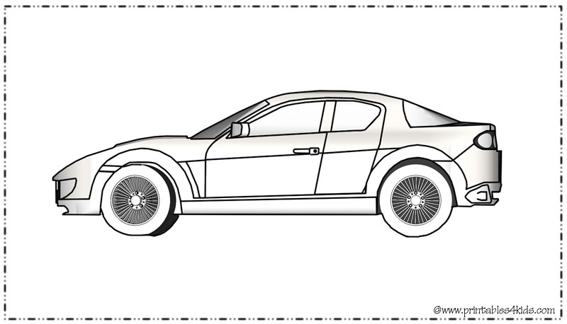 xcent car coloring pages - photo #12